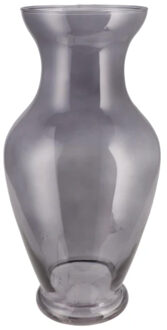DK Design Bloemenvaas Mira - trompet vaas model - smoke glas - D18 x H37 cm