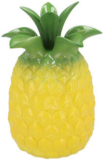 DK Design Bloemenvaas Tropical Pineapple - ananas vaas - geel - D23 x H33 cm