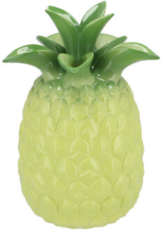 DK Design Bloemenvaas Tropical Pineapple - ananas vaas - groen - D18 x H28 cm
