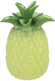 DK Design Bloemenvaas Tropical Pineapple - ananas vaas - groen - D23 x H33 cm