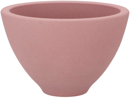 DK Design Bloempot/plantenpot - Vinci - lichtroze mat - voor kamerplant - D15 x H23 cm