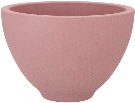 DK Design Bloempot/plantenpot - Vinci - lichtroze mat - voor kamerplant - D18 x H27 cm