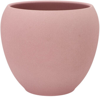 DK Design Bloempot/plantenpot - Vinci - lichtroze mat - voor kamerplant - D24 x H27 cm