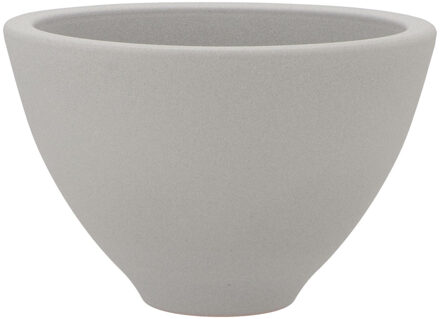DK Design Bloempot Vinci - lichtgrijs mat - voor kamerplant - 15x23 cm