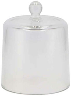 DK Design Decoratie stolp klein - transparant glas - D13 x H16 cm - cloche stolpen
