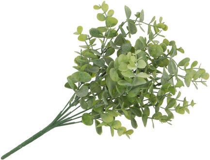 DK Design Kunstbloem Eucalyptus tak bundel - 33 cm - groen - Kunstbloemen