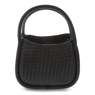 DKNY Accessories DKNY Capri Hobo Crossbody Bag in Black Silver - maat Zwart