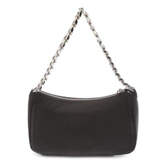 DKNY Accessories DKNY Lorena Demi Shoulder Bag in Black Silver - maat Zwart