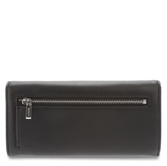 DKNY Accessories DKNY Tinsley Bi-Fold Wallet in Black Silver Zwart - One Size