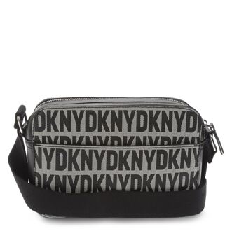 DKNY Accessories DKNY Tutu Double Zip Camera Crossbody Bag in Black - maat Zwart