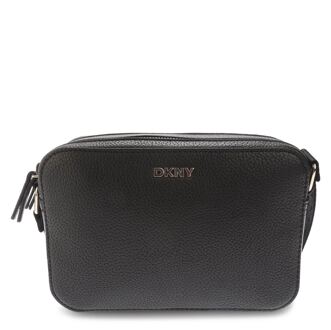 DKNY Accessories DKNY Tutu Double Zip Camera Crossbody Bag in Black Zwart - One Size