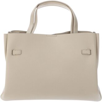 DKNY Bryar Logo Satchel (Grijs) - One Size