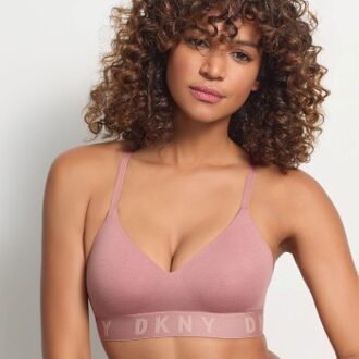 DKNY Cozy Boyfriend Wirefree Push-Up Bra Rood,Roze - Small,Medium,Large,X-Large