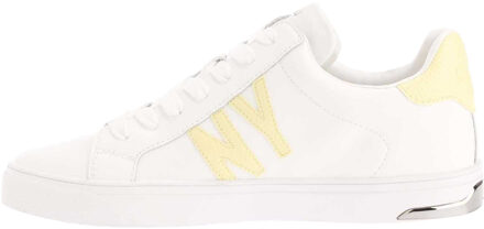 DKNY Dames/Dames Abeni Leren Veterschoenen (Wit) - maat