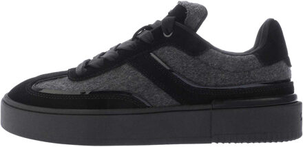 DKNY Dames/Dames Bethan Suede Trim Lace Up Trainers (Zwart/Grijs) - maat EU 38 / UK 5