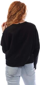 DKNY Dames/Dames Crosswalk Rhinestone Crew Neck Sweatshirt (Zwart)