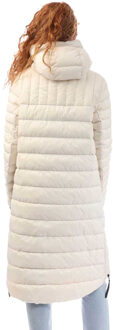 DKNY Dames/Dames Gewatteerde Donzen Pufferjas (Beige) - XS