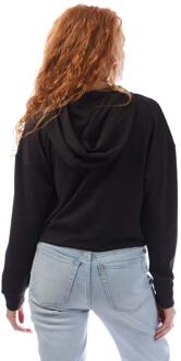 DKNY Dames/Dames Snake Jacquard Full Zip Hoodie (Zwart)