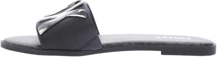 DKNY Dames/Dames Wanda 2 Platte Sliders (Zwart) - EU 38 / UK 5