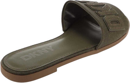 DKNY Dames/Dames Willow Platte Sliders (Groen) - EU 37 / UK 4