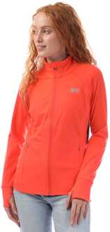 DKNY Dames DKNY Balance Compression Full Zip Sweat Jacket in Oranje - maat M