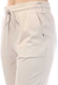 DKNY Dames DKNY Cropped High Rise Slim-Fit Jogger in Crème