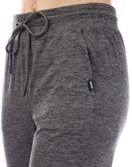 DKNY Dames DKNY Cropped High Rise Slim-Fit Jogger in Grijs zwart