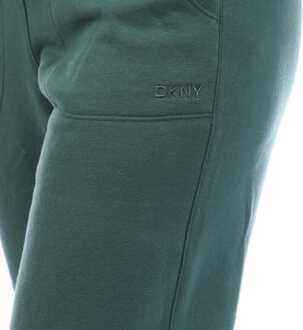 DKNY Dames DKNY Logo Jogger Pant met Zakken in Groen - maat