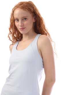 DKNY Dames DKNY Racerback Mouwloze Tanktop in Grijs - maat