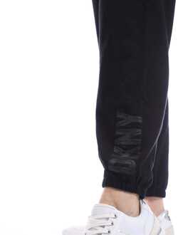 DKNY Dames DKNY Sweatbroek met Rhinestone Logo in Zwart