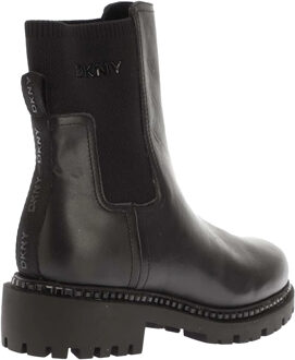 DKNY Dames Roxanne Leren Chelsea Boots (Zwart) - EU 38 / UK 5
