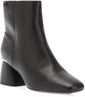 DKNY Damesschoen DKNY Caleena Logo Heeled Boot in Zwart - EU 38 / UK 5