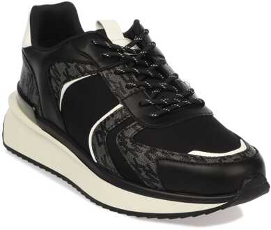 DKNY Damesschoenen DKNY Amity lace up in zwart-wit Zwart/wit