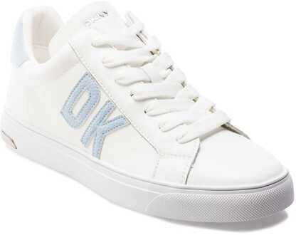 DKNY Damestrainers DKNY Abeni Lace Up in Wit Zwart - maat Zwart en zilver