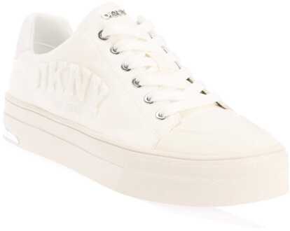 DKNY Damestrainers DKNY York Varsity Lace Up in Wit