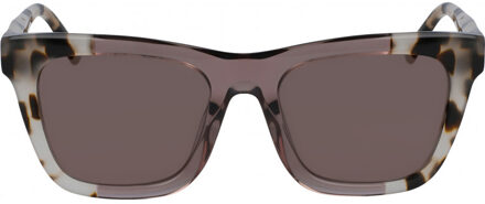 DKNY DK529S-101 DK529S 53 101 Zonnebril Beige - One Size