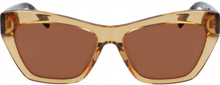 DKNY DK535S-730 DK535S 55 730 Zonnebril Bruin - One Size