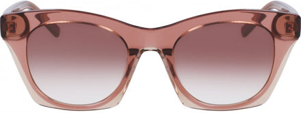 DKNY DK541S-265 DK541S 51 265 Zonnebril Roze - One Size