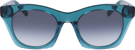 DKNY DK541S-430 DK541S 51 430 Zonnebril Groen - One Size