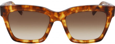 DKNY DK551S-243 DK551S 53 243 Zonnebril Bruin - One Size