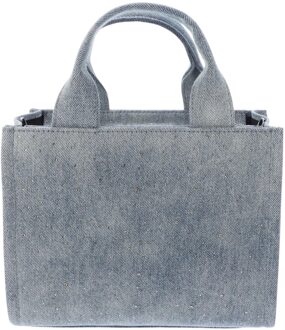 DKNY Hadlee Verfraaide Draagtas (Denim) Blauw - One Size