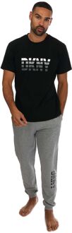 DKNY lounge-T-shirt voor heren, zwart