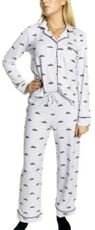 DKNY The Wishlist Top and Pant Pj Set Versch.kleure/Patroon,Blauw,Rood - Small