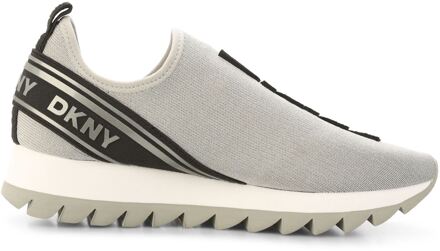 DKNY Women's DKNY Abbi Slip On Trainers in Silver - maat EU 39/ UK 6 Zilver