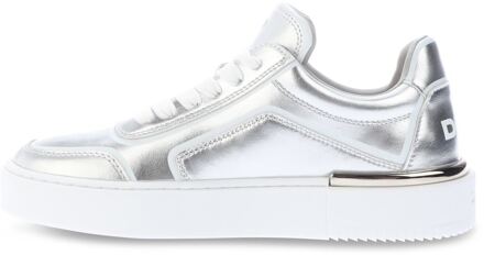 DKNY Women's DKNY Baylor Slip On Trainers in Silver Zilver - EU 38 / UK 5