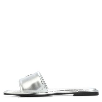 DKNY Women's DKNY Bunnie Flat Sliders in Silver Zilver - EU 39/ UK 6