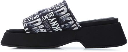 DKNY Women's DKNY Idris Skyline Sandals in Black Zwart - EU 37.5 / UK 4.5