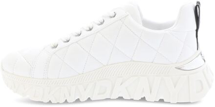 DKNY Women's DKNY Lathen Lace Up Trainers in White - maat EU 39/ UK 6 Wit