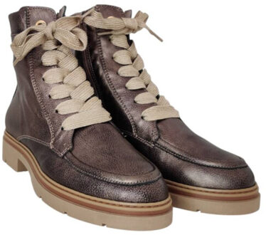 DL Sport 6768 hoge veterschoen Brons - 39