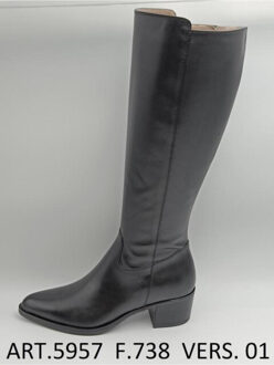 DL Sport hoge zwarte leren laars - 39